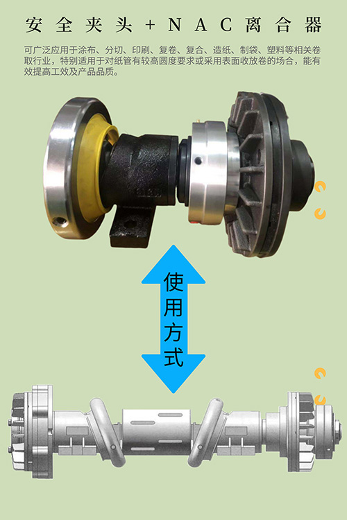 STO/W安全夾頭配套NAC氣動離合器使用方式